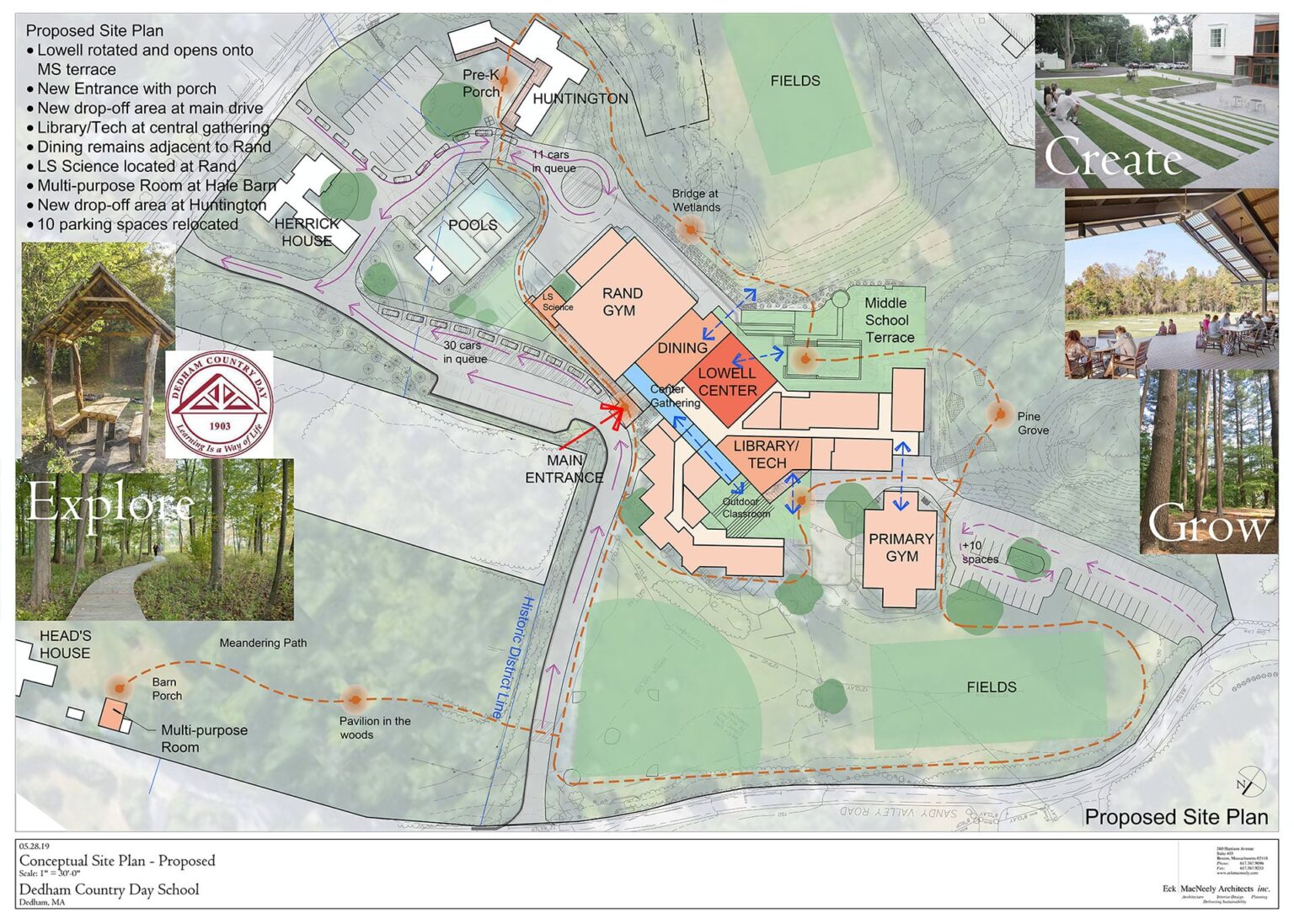 Dedham Country Day Master Plan Eck MacNeely Architects