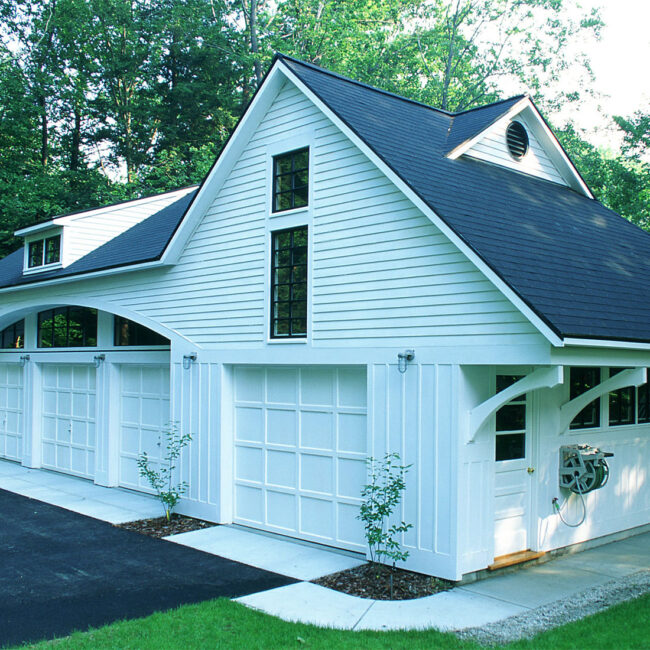 Traditional Garage With A Modern Twist - Residential Architecture